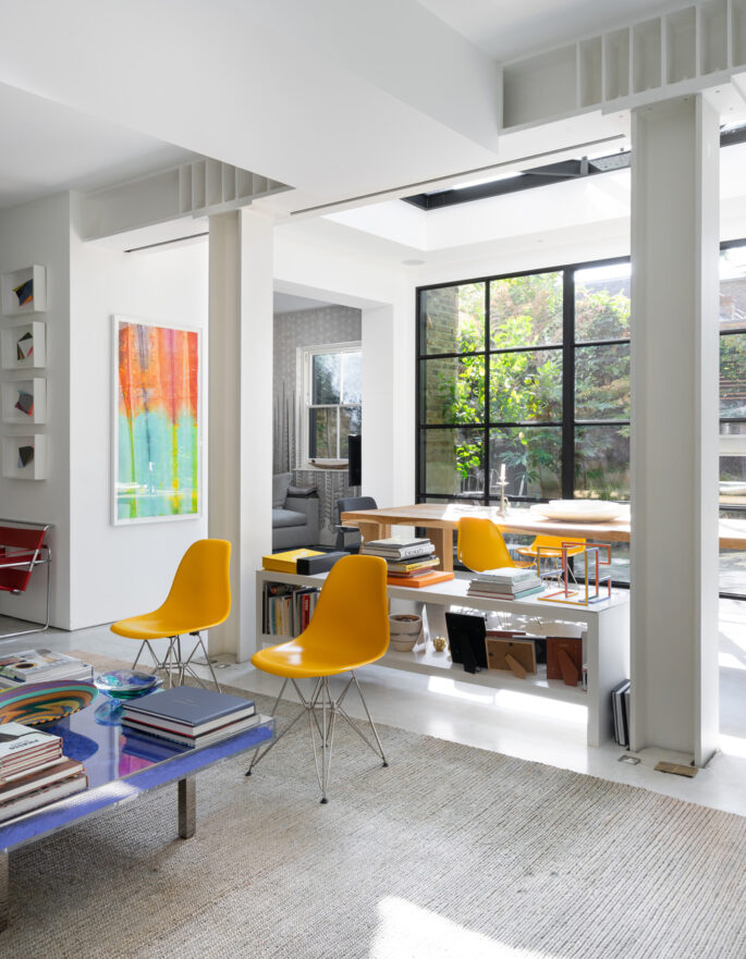 Coffee table Sunderland Terrace, a luxury house in West London