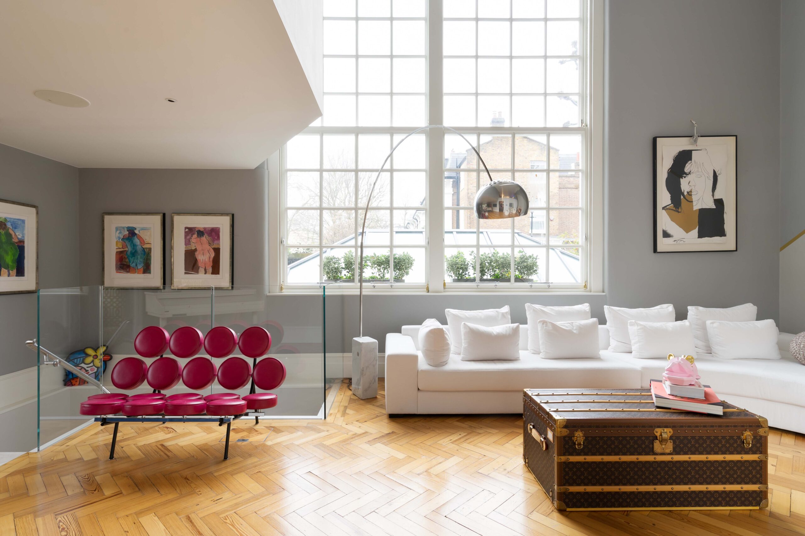 Living room at Lansdowne Road Notting Hill W11