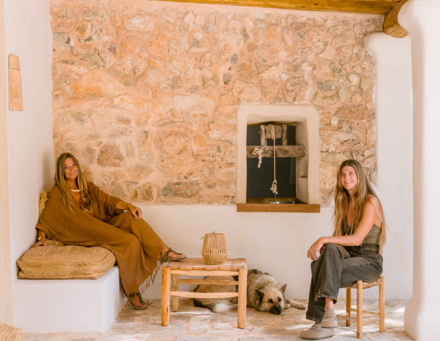 Dolores and Maxine in Can Terra